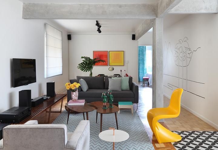 Persianas de la sala de estar: 55 habitaciones bellamente decoradas para inspirarte