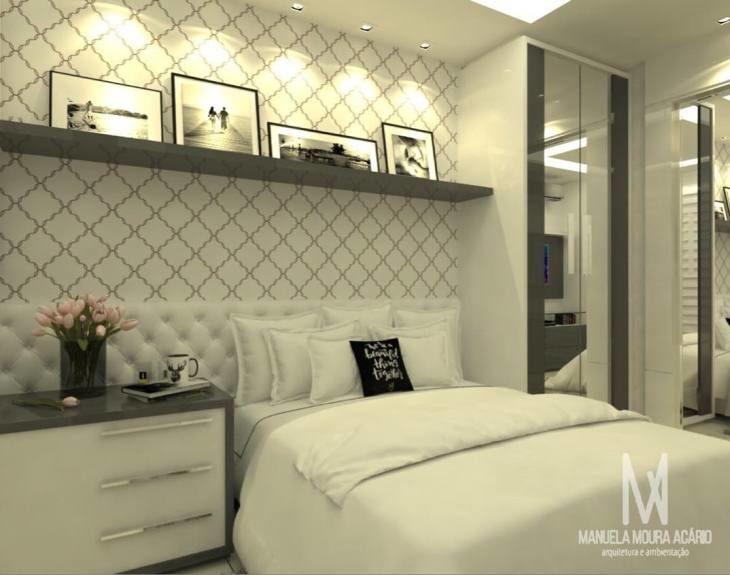 70 habitaciones dobles con papel pintado para inspirarte a decorar tu
