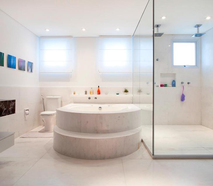 Baños con bañera: 100 ideas con impresionantes efectos visuales