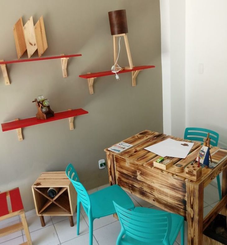 Mesa palet: 40 ideas para una decoración económica y sostenible