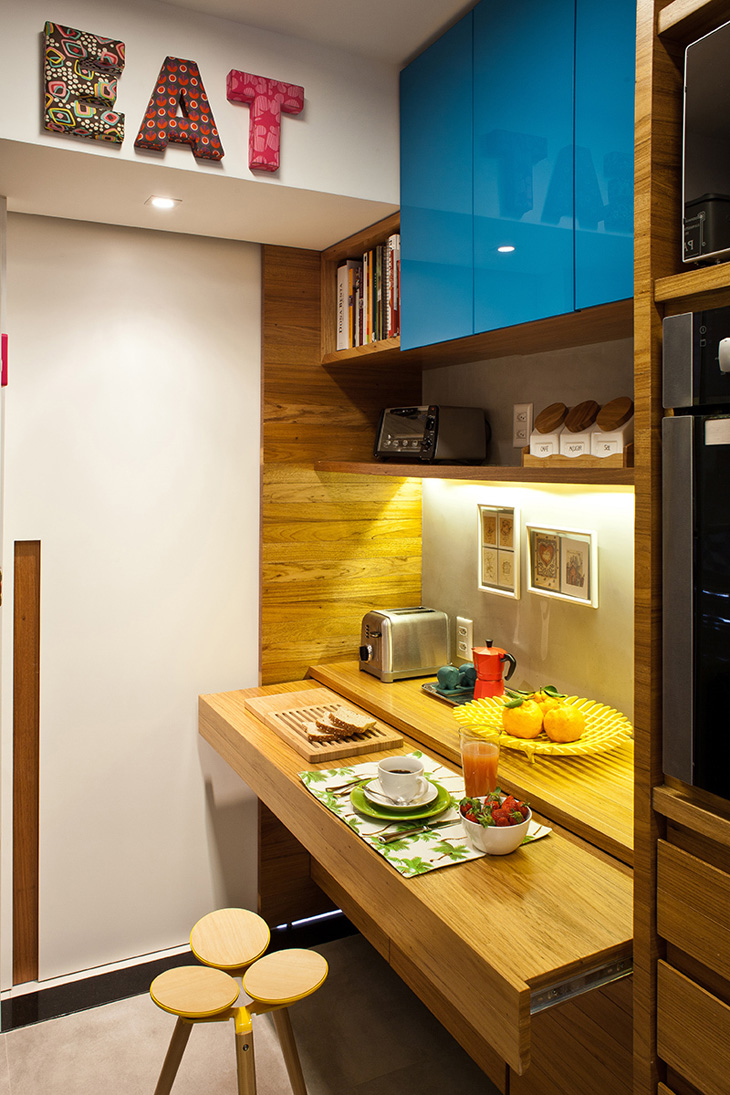 Mesa de pared: 64 ideas para ayudar a ahorrar espacio en su hogar