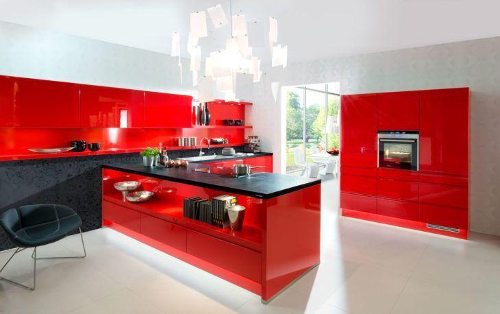 50 cocinas rojas para una casa llena de personalidad