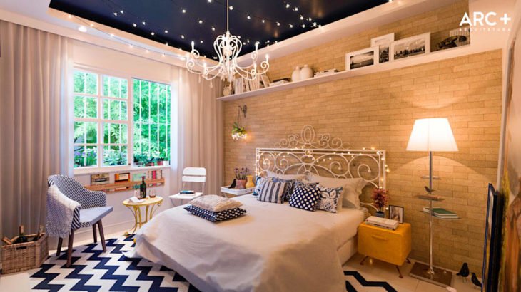Candelabros de dormitorio: 80 modelos en hermosos diseños para inspirarte
