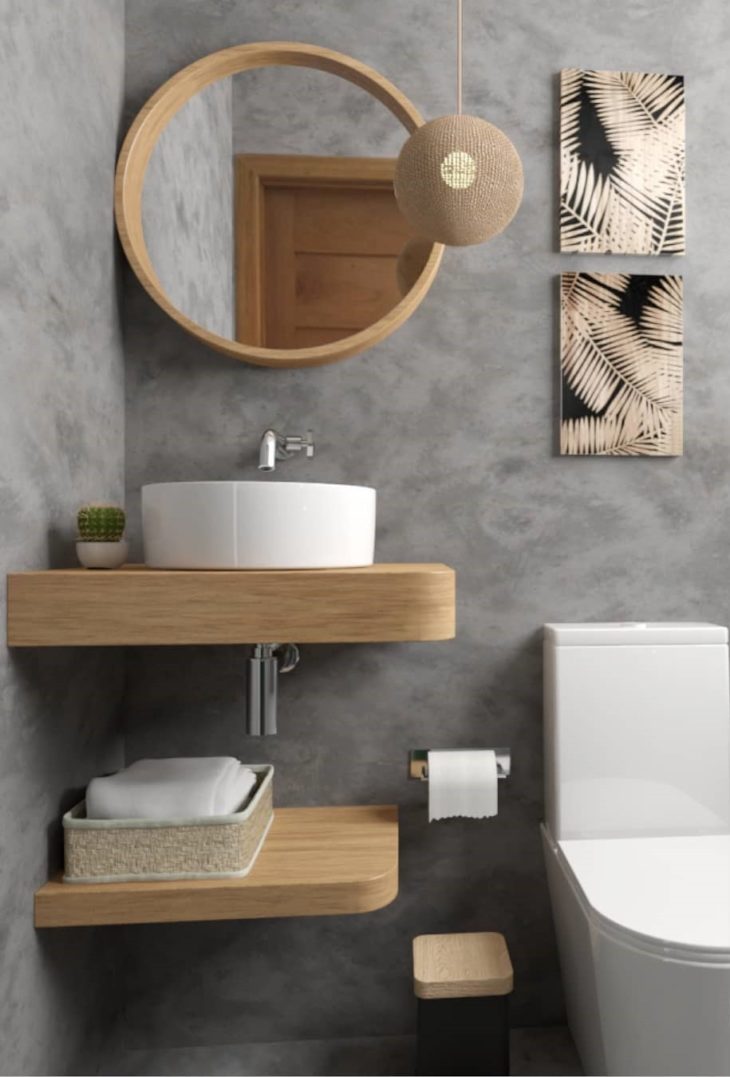 Espejo de baño redondo: 50 modelos modernos y versátiles