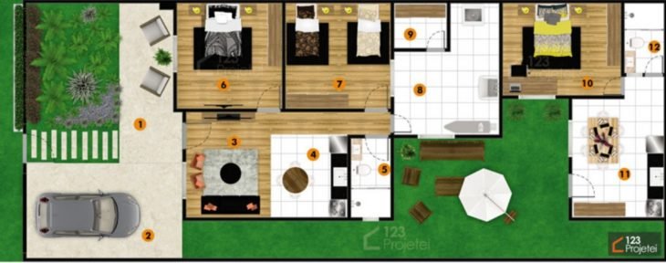 Planos de casas pequeñas: 50 ideas para que te sorprendas