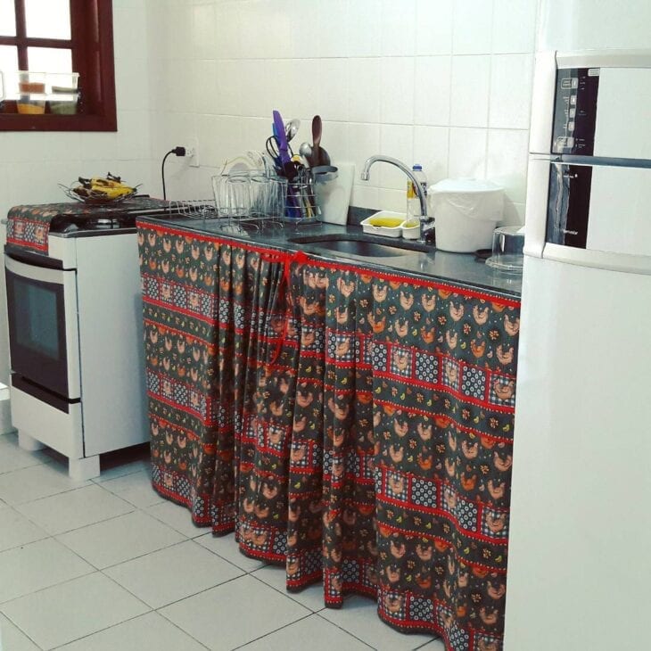 Cortina para fregadero: 40 encantadoras ideas para decorar tu cocina