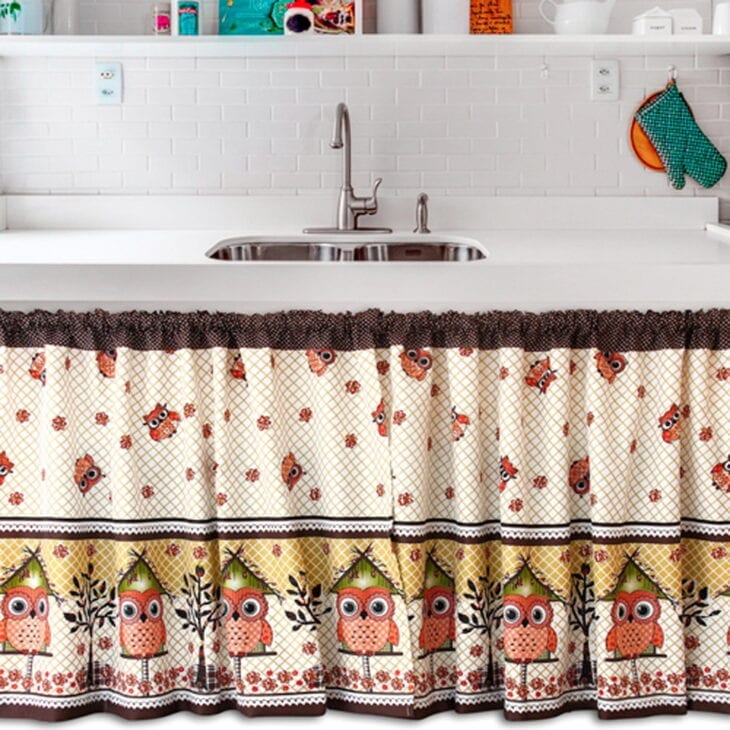 Cortina para fregadero: 40 encantadoras ideas para decorar tu cocina