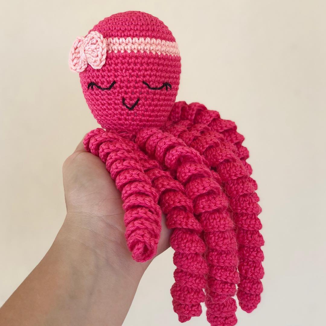 Pulpo a crochet: aprende a hacer y entiende para que sirve