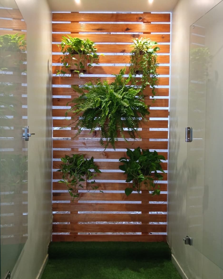 70 ideas de jardín vertical de paleta para decorar por poco dinero