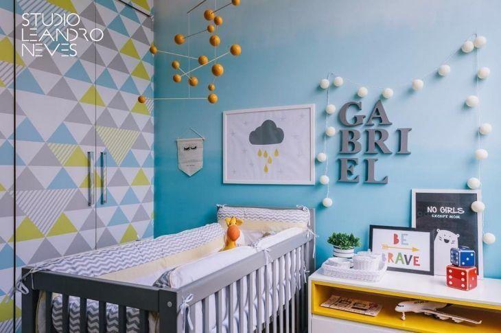 40 imágenes de habitación de bebé niño decoradas para inspirarte