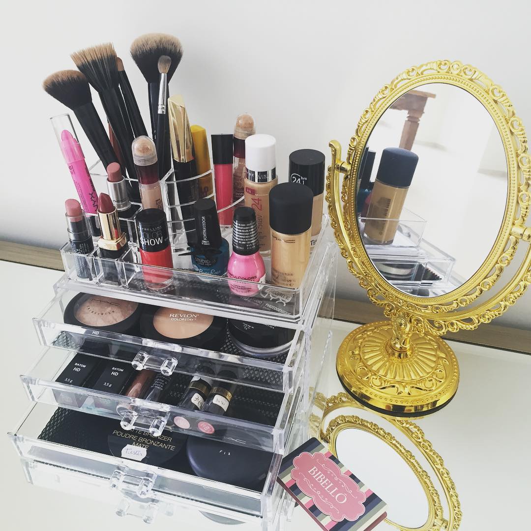 Organizador de maquillaje: 75 ideales y tutoriales para escapar del lío