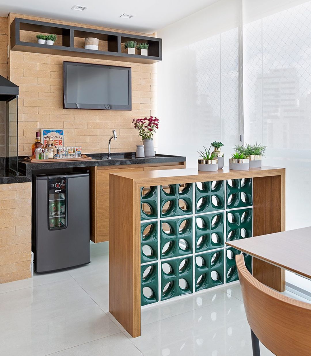 Pequeño espacio gourmet: 65 ambientes que son puro confort y elegancia