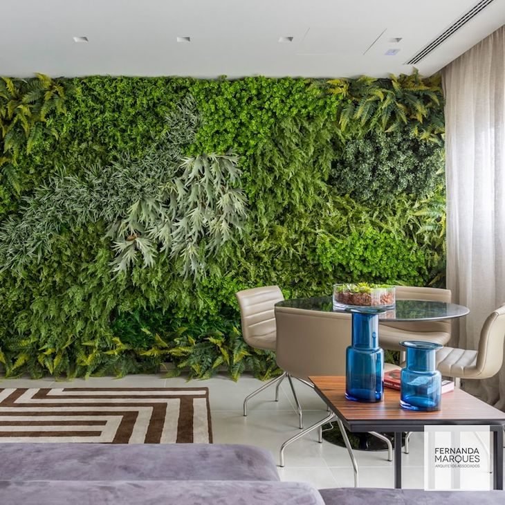 Plantas artificiales para salón: 36 modelos y consejos para decorar el ambiente