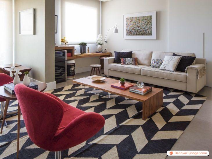 Cómo elegir la alfombra ideal para tu salón