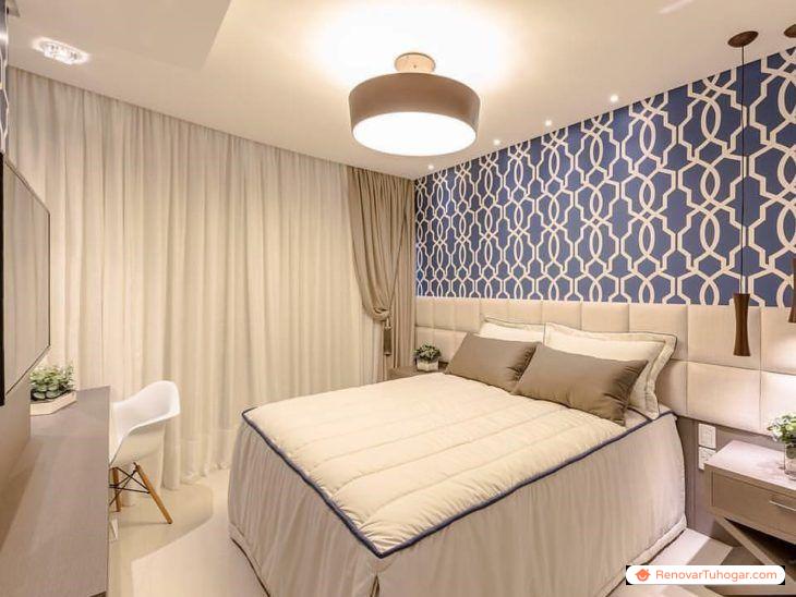 Hágalo con estilo al configurar una hermosa habitación azul en su hogar