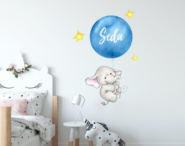 Pegatinas para la habitación del bebé: 60 ideas de decoración lindas y versátiles