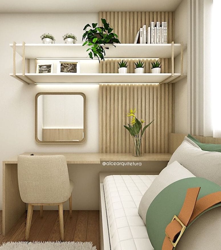 Encimera para dormitorio: 40 grandes ideas para adoptar en tu proyecto
