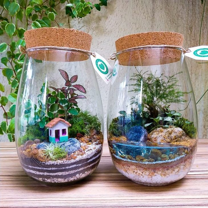 Mini jardín: 30 ideas y tutoriales para montar paisajes en miniatura