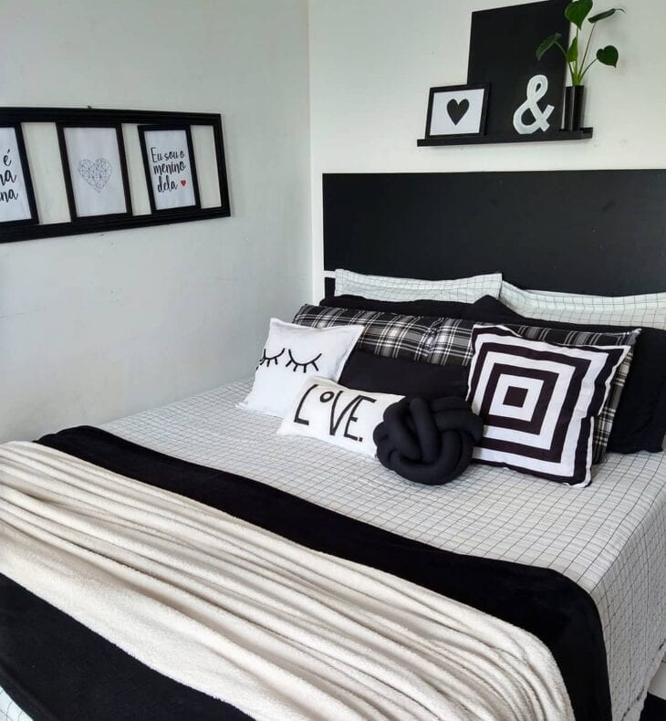 70 ideas de dormitorio en blanco y negro no básicas para tu decoración