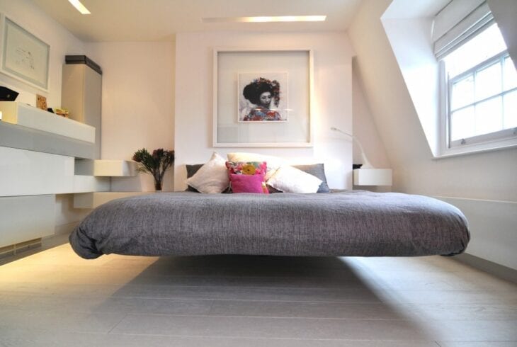 Cama flotante: cómo hacerlo y 50 ideas para un dormitorio increíble