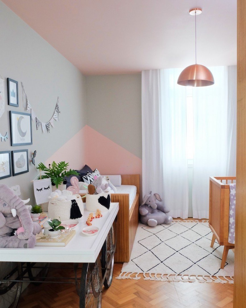 60 hermosas ideas de cortinas para la habitación del bebé y cómo hacer