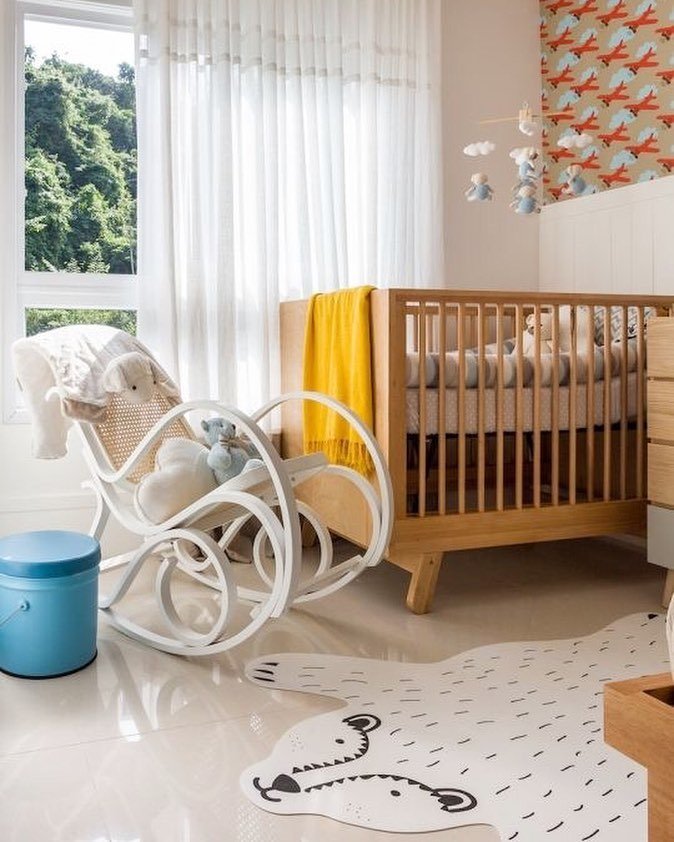 60 hermosas ideas de cortinas para la habitación del bebé y cómo hacer
