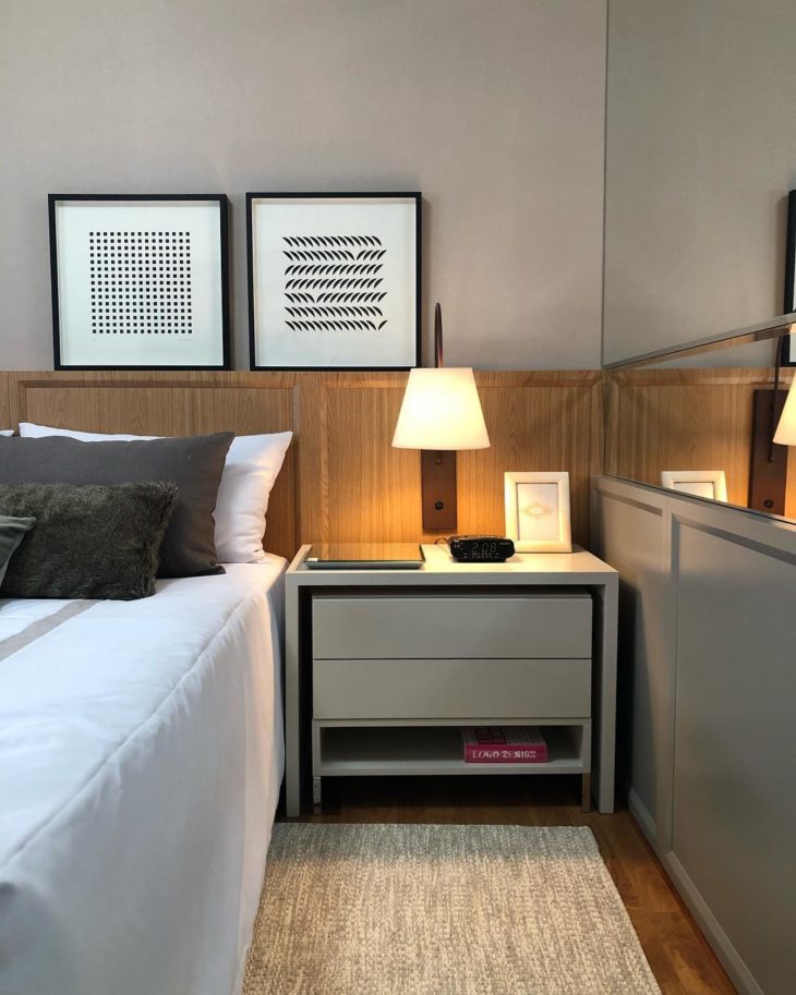 Habitación gris: 70 ideas elegantes para agregar color a la habitación