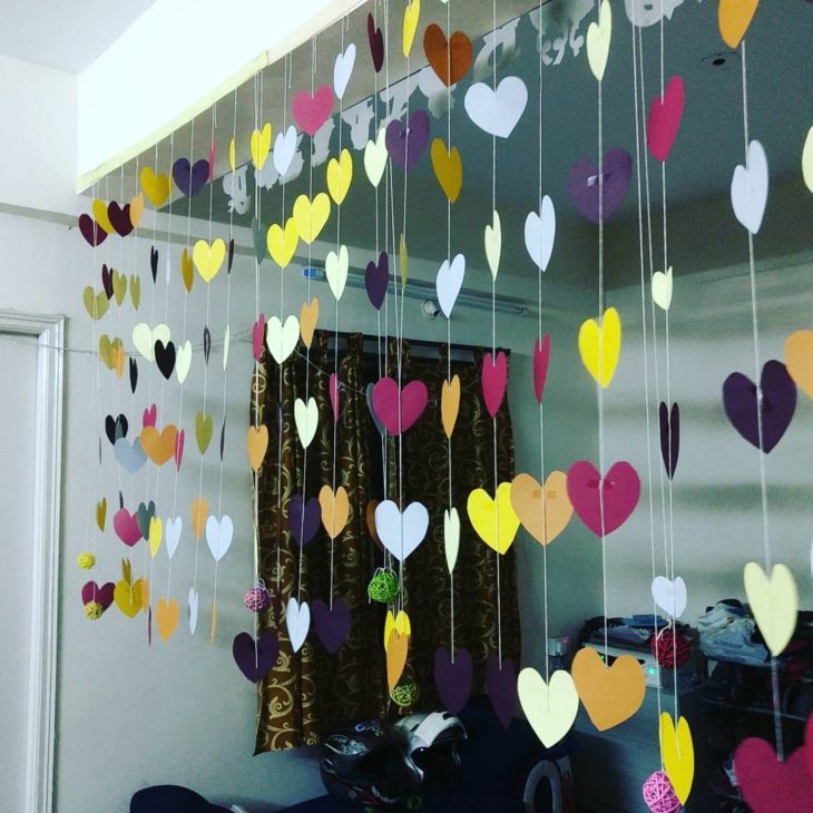 Cortina de corazones: 65 ideas para que tu decoración sea fascinante