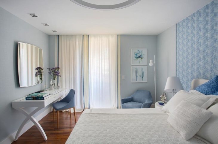 Papel pintado para dormitorio: versatilidad y belleza en 60 inspiraciones