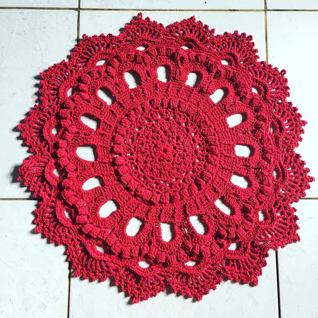 Tapete de crochet redondo: tutoriales y 120 hermosas ideas para que las copies