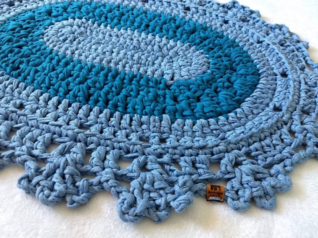 Alfombra de crochet ovalada: 70 ideas y tutoriales para hacer en casa