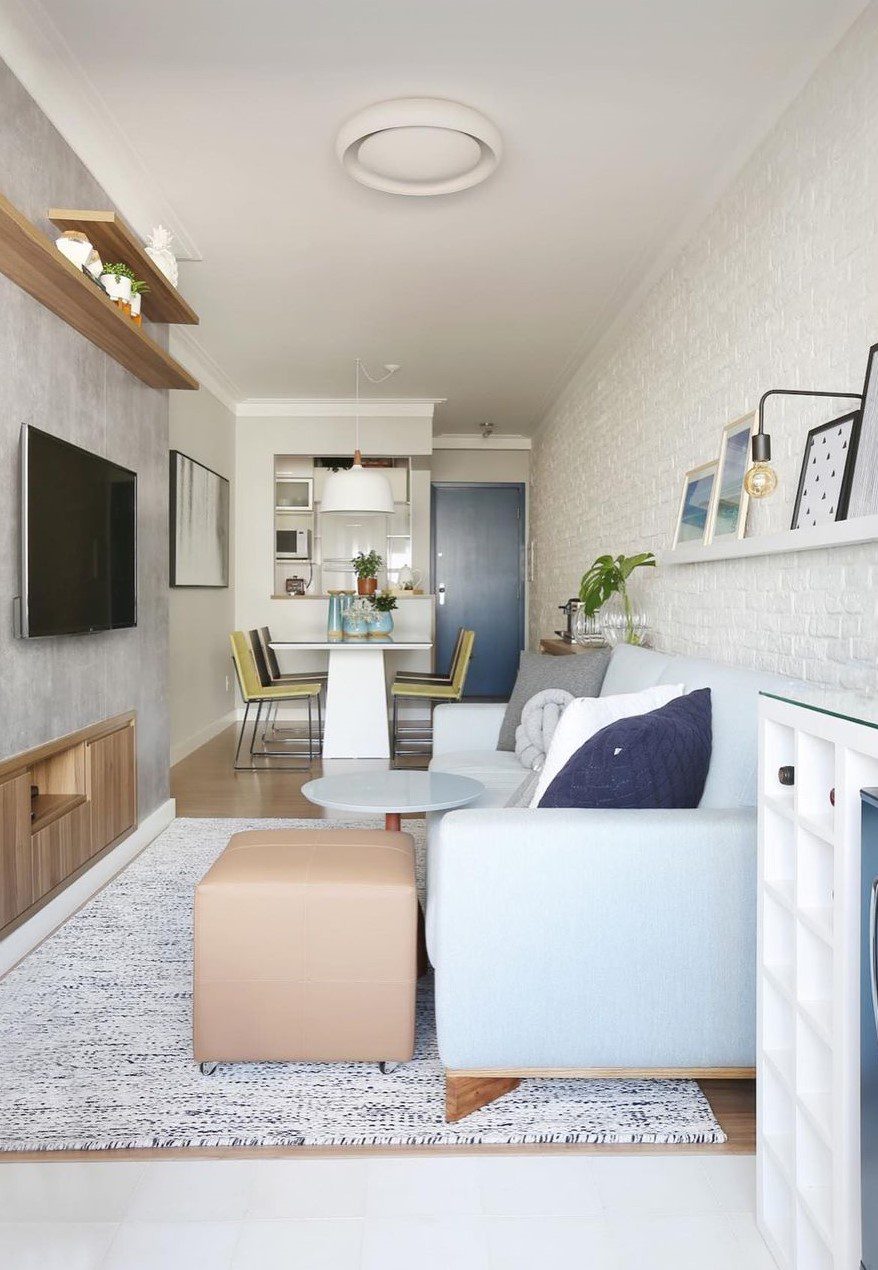 70 elegantes ideas de decoración para habitaciones de apartamentos pequeños