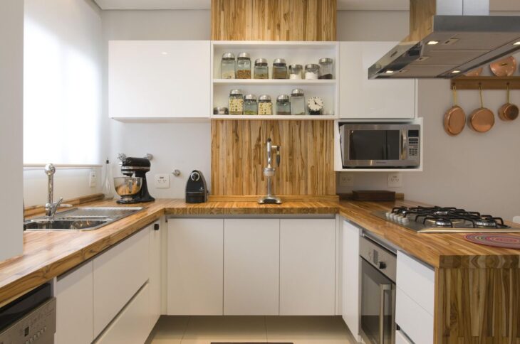 80 opciones de encimeras de cocina de madera que decoran con encanto