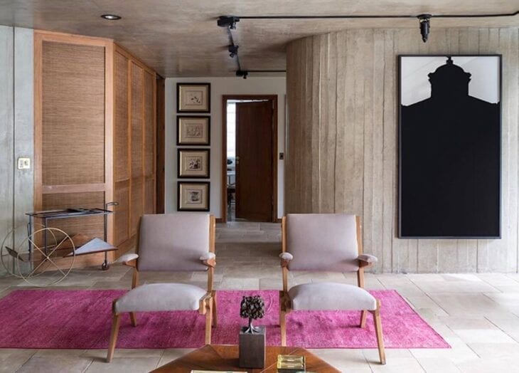 50 diseños de salas de estar rosas que rezuman encanto y delicadeza