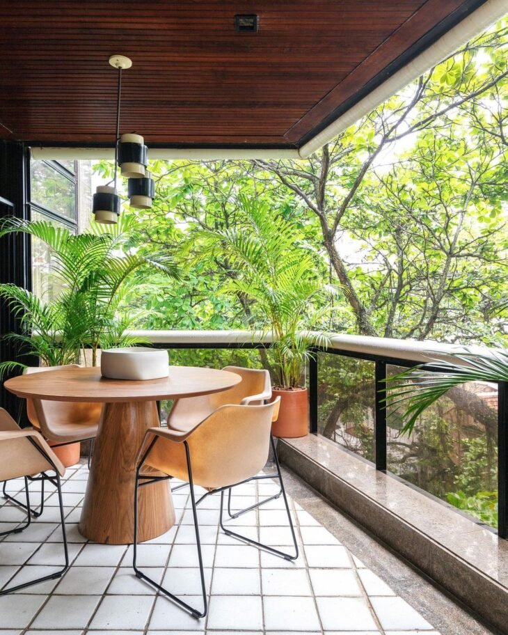 Mesa de balcón: 80 propuestas inspiradoras para tu decoración