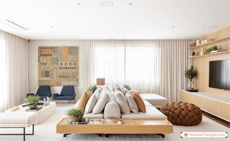 50 ideas de decoración de sofás aparadores para generar espacio