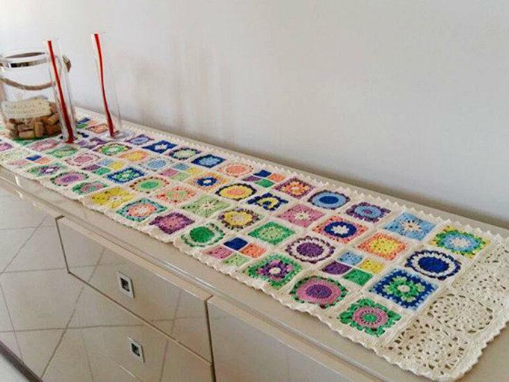 Camino de mesa a crochet: 51 ideas para decorar tu hogar