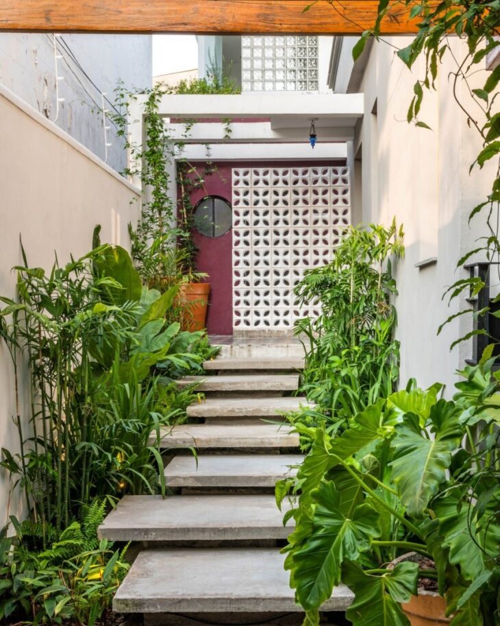 Los mejores revestimientos y 60 ideas para diseñar una escalera exterior