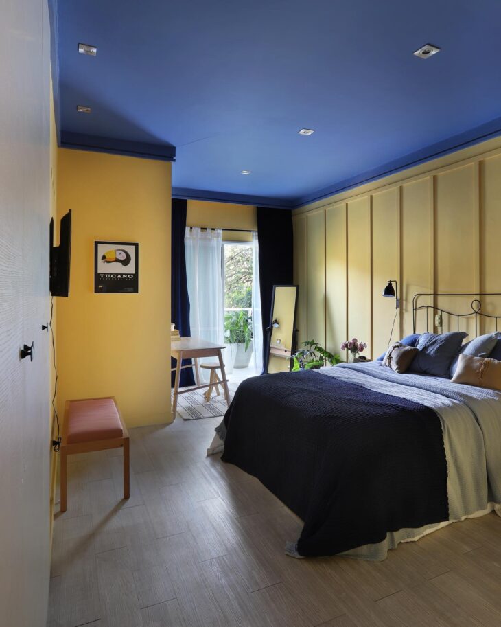 60 modelos de dormitorios amarillos para hacer el ambiente acogedor