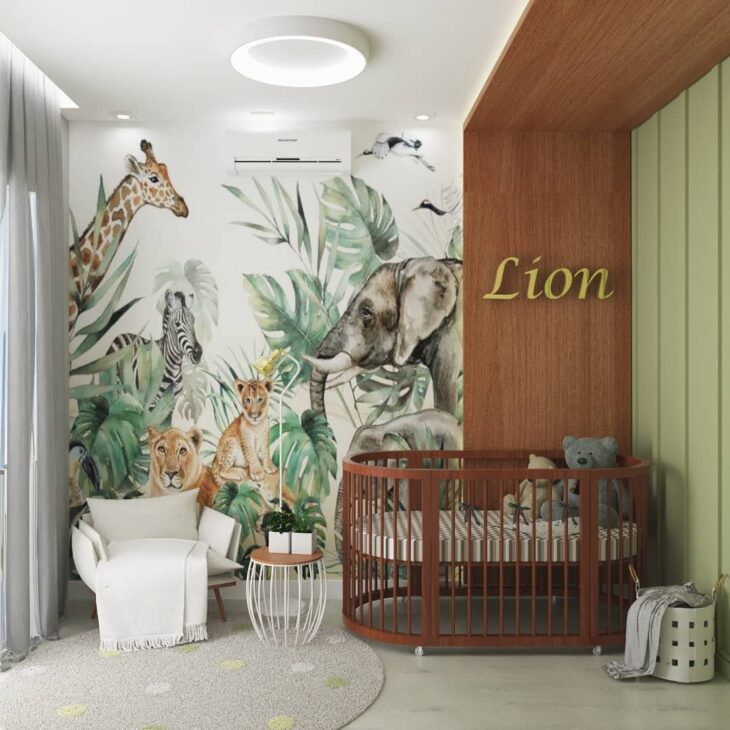 30 fotos de la habitación del bebé safari para una decoración divertida