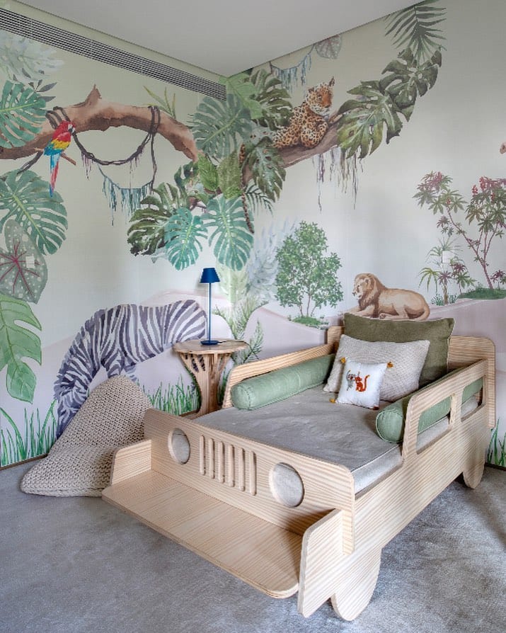 30 fotos de la habitación del bebé safari para una decoración divertida