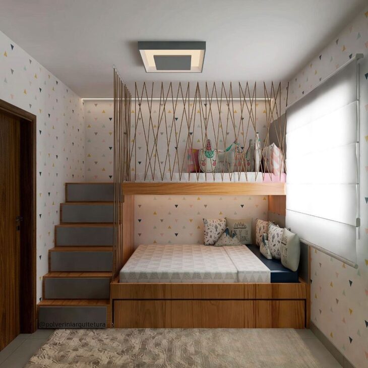 45 ideas para tener una bonita y funcional habitación compartida entre hermanos