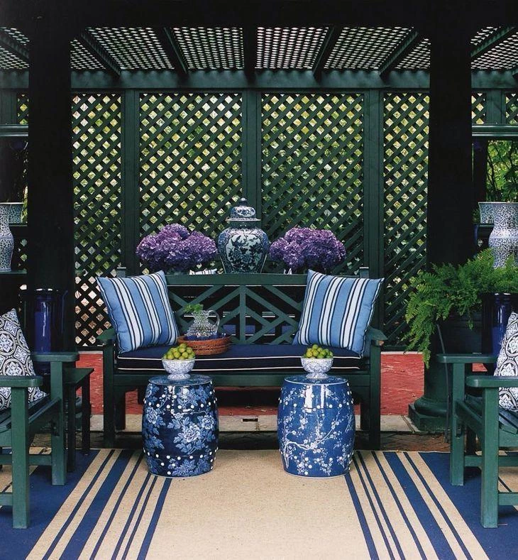 Cómo usar un asiento de jardín en la decoración de tu hogar
