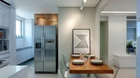 Mesa plegable de pared: 50 ideas funcionales y tutoriales para la decoración