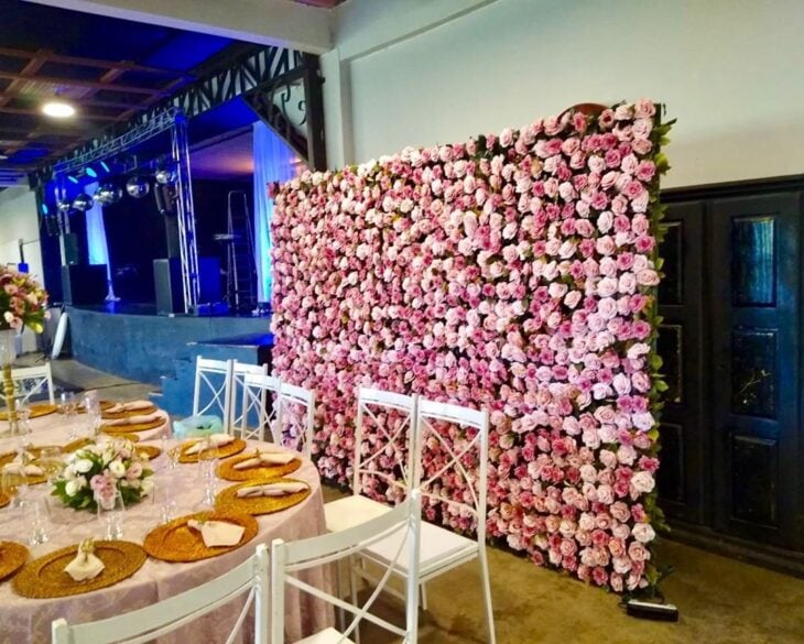 Panel de flores: 60 ideas para que tu fiesta sea encantadora
