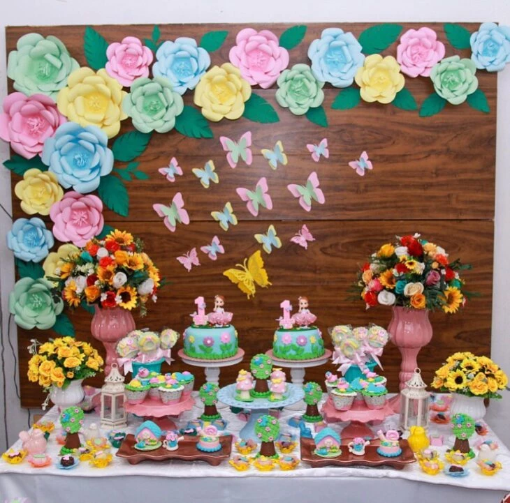Panel de flores: 60 ideas para que tu fiesta sea encantadora