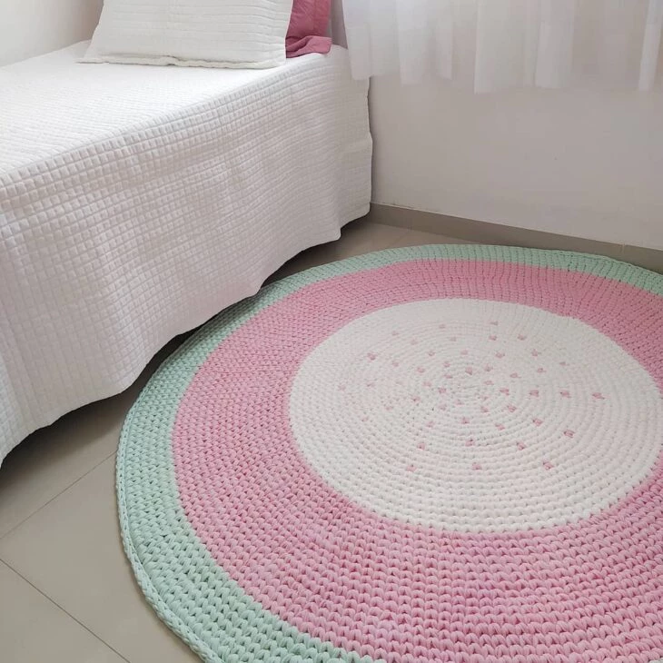 Alfombra a crochet para dormitorio: cómo decorar tu espacio con esta pieza