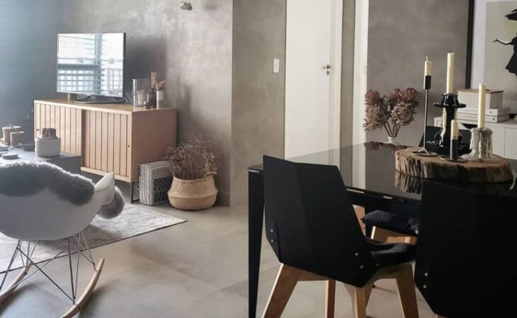 Mezcla de estilos y formas: un apartamento acogedor y moderno en 67m²