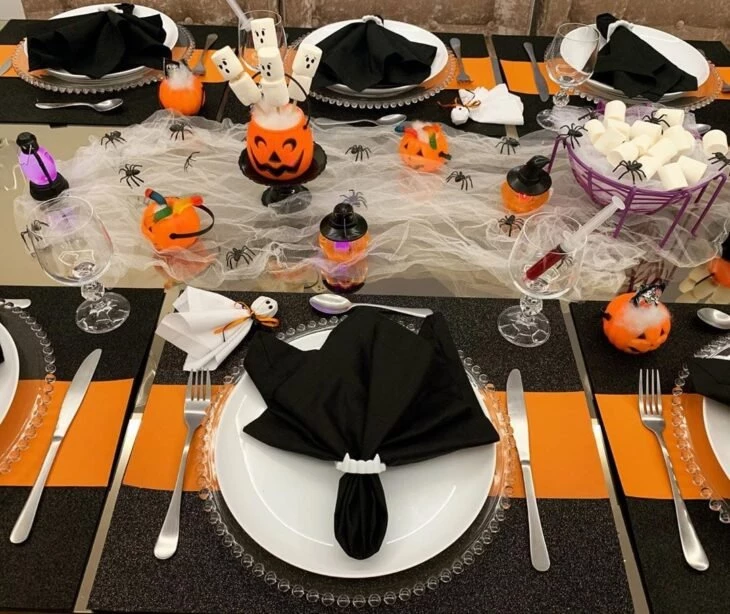 70 ideas de mesa de Halloween para una decoración espeluznante